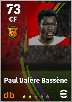 Paul Valère Bassène — CF, OVR 73, MAX 73
