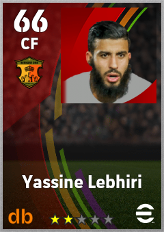 Yassine Lebhiri — CF, OVR 66, MAX 66