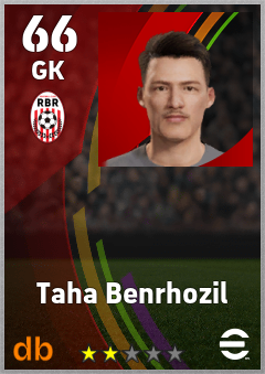 Taha Benrhozil — GK, OVR 66, MAX 66