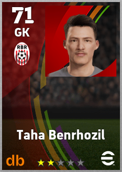 Taha Benrhozil — GK, OVR 71, MAX 71