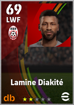 Lamine Diakité — LWF, OVR 69, MAX 69