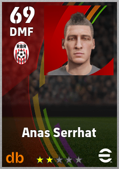 Anas Serrhat — DMF, OVR 69, MAX 69