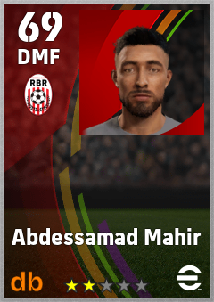 Abdessamad Mahir — DMF, OVR 69, MAX 69