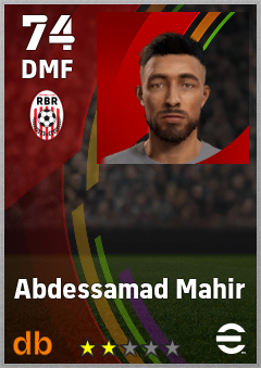 Abdessamad Mahir — DMF, OVR 74, MAX 74
