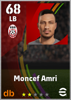 Moncef Amri eFootball player card
