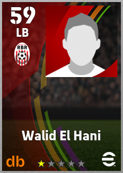 Walid El Hani eFootball player card