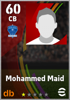 Mohammed Maid eFootball player card