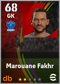 Marouane Fakhr eFootball player card