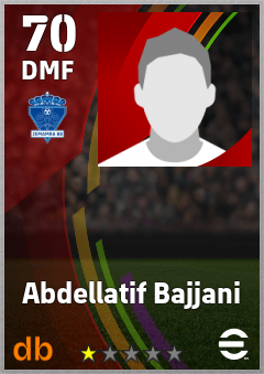 Abdellatif Bajjani — DMF, OVR 70, MAX 70