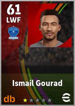 Ismail Gourad — LWF, OVR 61, MAX 61
