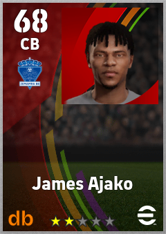 James Ajako eFootball player card