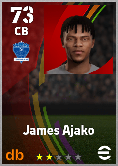 James Ajako eFootball player card