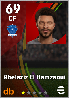 Abelaziz El Hamzaoui — CF, OVR 69, MAX 69