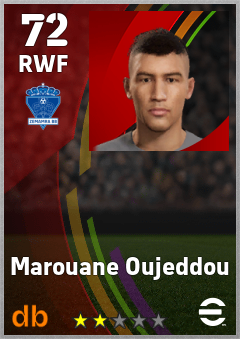Marouane Oujeddou — RWF, OVR 72, MAX 72