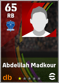 Abdelilah Madkour — RB, OVR 65, MAX 65