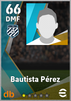 Bautista Pérez — DMF, OVR 66, MAX 66