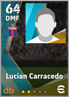 Lucian Carracedo — DMF, OVR 64, MAX 64