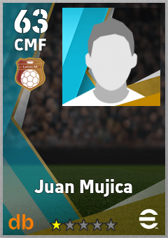 Juan Mujica — CMF, OVR 63, MAX 63