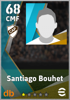 Santiago Bouhet — CMF, OVR 68, MAX 68