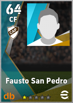 Fausto San Pedro — CF, OVR 64, MAX 64