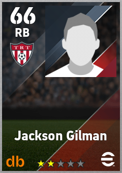 Jackson Gilman — RB, OVR 66, MAX 66