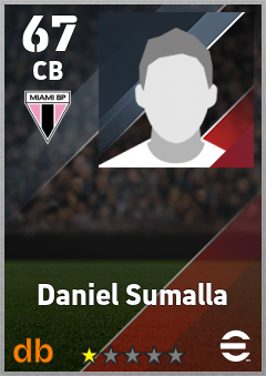 Daniel Sumalla — CB, OVR 67, MAX 67