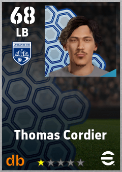 Thomas Cordier — LB, OVR 68, MAX 68