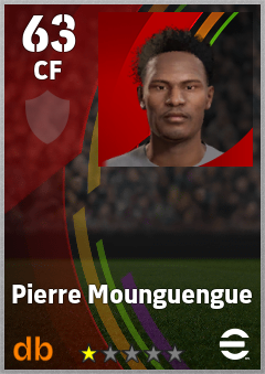Pierre Mounguengue — CF, OVR 63, MAX 63