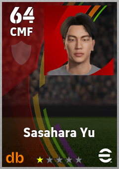 Sasahara Yu eFootball player card