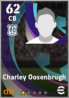 Charley Oosenbrugh — CB, OVR 62, MAX 62