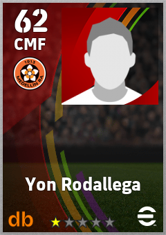 Yon Rodallega — CMF, OVR 62, MAX 62