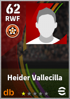 Heider Vallecilla eFootball player card