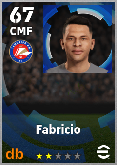 Fabricio — CMF, OVR 67, MAX 67