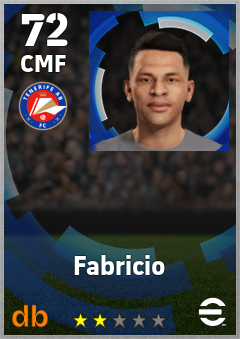 Fabricio eFootball player card
