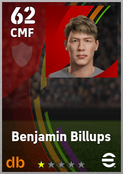 Benjamin Billups eFootball player card