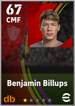 Benjamin Billups eFootball player card
