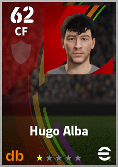 Hugo Alba eFootball player card