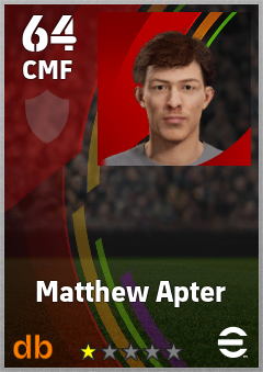Matthew Apter — CMF, OVR 64, MAX 64