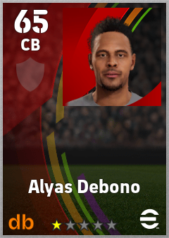 Alyas Debono eFootball player card