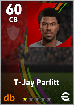 T-Jay Parfitt eFootball player card