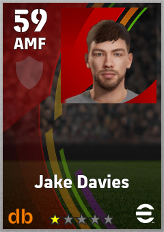 Jake Davies — AMF, OVR 59, MAX 59