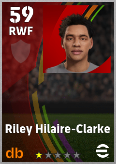Riley Hilaire-Clarke eFootball player card
