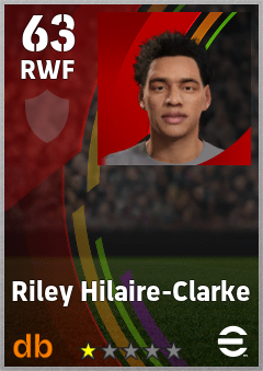 Riley Hilaire-Clarke eFootball player card