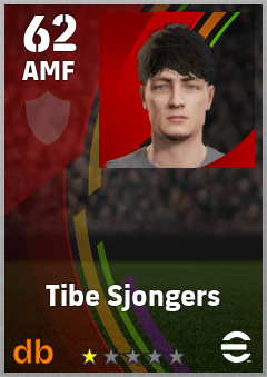 Tibe Sjongers eFootball player card