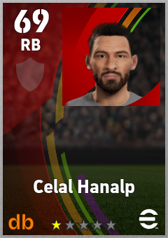 Celal Hanalp — RB, OVR 69, MAX 69