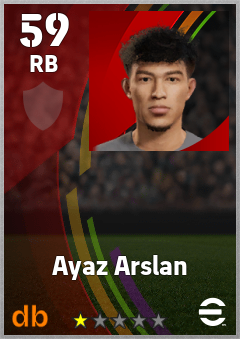 Ayaz Arslan eFootball player card