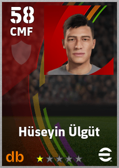 Hüseyin Ülgüt — CMF, OVR 58, MAX 58
