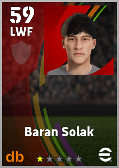 Baran Solak eFootball player card