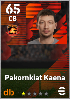 Pakornkiat Kaena — CB, OVR 65, MAX 65