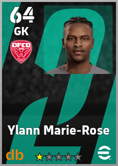 Ylann Marie-Rose — GK, OVR 64, MAX 64
